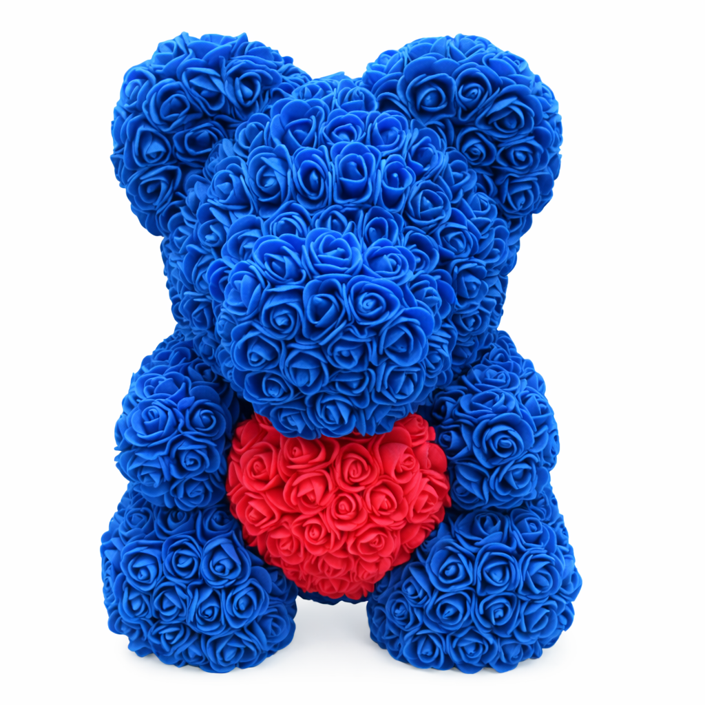 Ours en Roses avec Cœur – Un geste qui ne s’oublie pas